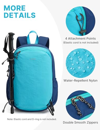 G4Free 15L Hiking Backpack Lightweight Small Daypack for Women Men - color: Blue