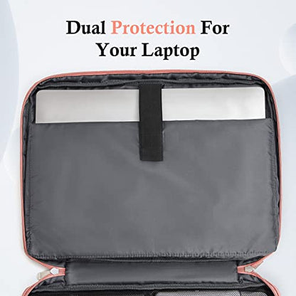 bagasin 14 Inch Laptop Sleeve Case Computer Bag for MacBook HP Lenovo Dell ASUS Acer Chromebook - color: Pink, size: 14