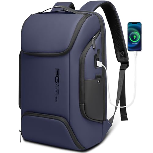 FUTURE AESTHEICS Business Laptop Smart backpack Can Hold 15.6 Inch Laptop Commute Backpack Carry on bag for men and women - color: Blue