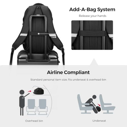 Swissdigital Design Laptop Backpack for Men with USB Charging Port SD803-91 - color: Gray Camo