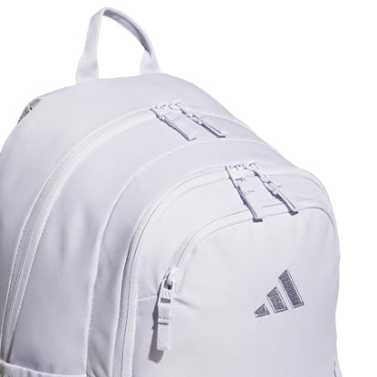 adidas Amplifier Backpack for Laptop, School and Gym, 28L, Frozen Purple/Silver Violet Purple/Regular, OSFA - color: Frozen Purple/Silver Violet Purple/Regular