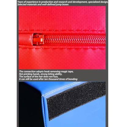 LICOME Jump Box Soft Foam Box Professional Physical Training Combination Box Used for Home Gym and Outdoor Exercise. Suitable for Agility Training and Speed Training - color: D