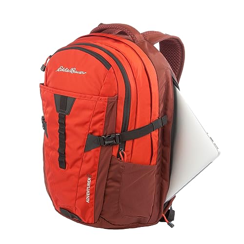 Eddie Bauer Adventurer Backpack with Organization Compartments and Hydration/Laptop Compatible Sleeve, Adventurer - Picante, 30L - color: Adventurer - Picante, size: 30L