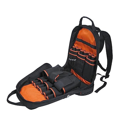 Klein Tools 80115 Backpack Kit with Tradesman Pro 39-Pocket Backpack and Electricians Pocket Knife, 2-Piece
