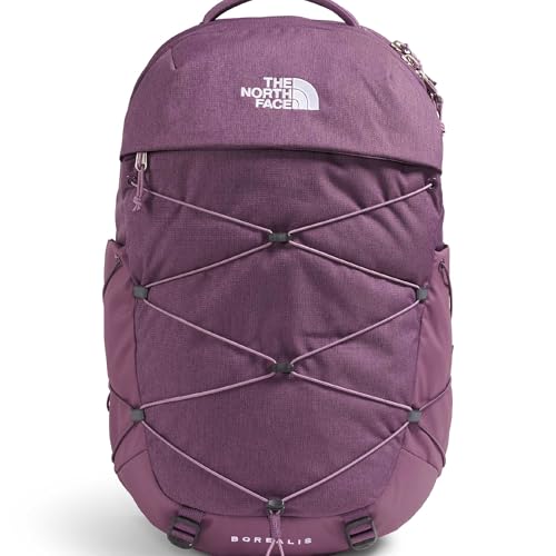 The North Face Women's Borealis Commuter Laptop Backpack - Everyday Travel Bag, Laptop Sleeve, Reflective Details, Chroma Purple Light Heather/Hushed Lavender, One Size - color: Chroma Purple Light Heather/Hushed Lavender