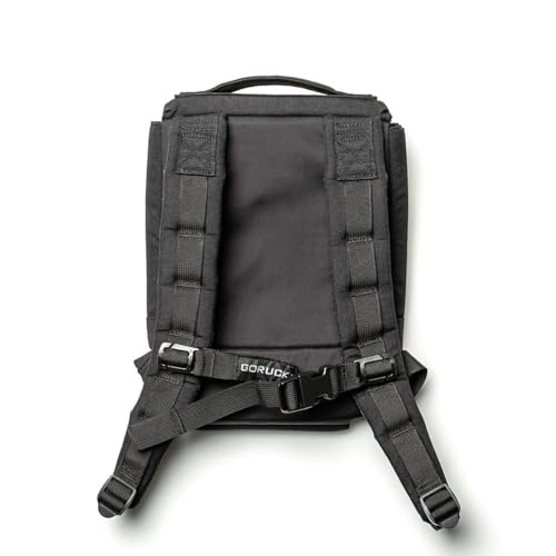 GORUCK Ruck Plate Carrier 3.0 - Streamlined Weighted Rucking Backpack w/Ergonomic Back Support & Extra Padded Straps - Compatible Ruck Plates, Black - color: Black