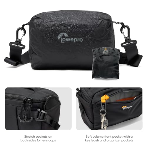 Lowepro ProTactic Lite SLX 110 AW III Camera Sling Bag, Professional Camera, Rain Cover, Lightweight Crossbody Sling Backpack, for Photographer, Videographer, Volume 4L, for DSLR/Mirrorless - style: Slx 110 Aw III