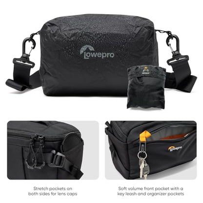 Lowepro ProTactic Lite SLX 110 AW III Camera Sling Bag, Professional Camera, Rain Cover, Lightweight Crossbody Sling Backpack, for Photographer, Videographer, Volume 4L, for DSLR/Mirrorless - style: Slx 110 Aw III