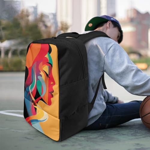 Basketball Backpack With Separate Ball Compartment And Shoes Fit Basketball Volleyball Football - color: Art