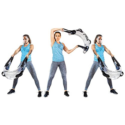 JOYPLUS Aqua Bag Workout, Adjustable Training Bag and Power Bag with Water, Core and Balance Trainer, Portable Stability Fitness &Full Body Exercise Equipment for Weight