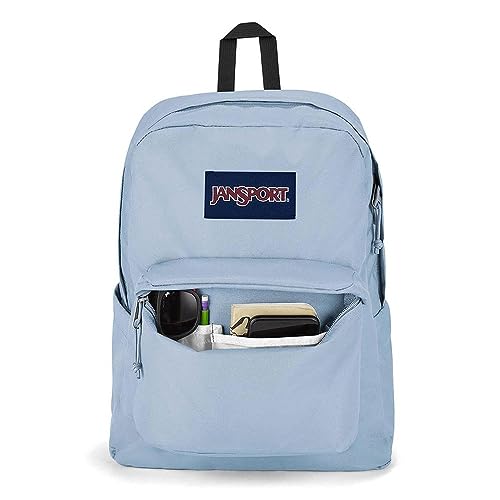 JanSport SuperBreak Plus Backpack with Padded 15-inch Laptop Sleeve and Integrated Bottle Pocket - Spacious and Durable Daypack for Work and Travel - Blue Dusk - color: Blue Dusk