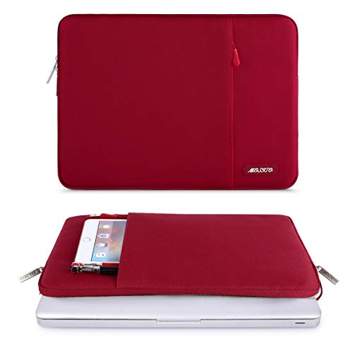 MOSISO Laptop Case 13 inch, Laptop Sleeve Compatible with MacBook Neo/Air/Pro 13 inch with A18/M5/M4/M3/M2/M1 Chip 2026-2016, Polyester Vertical Computer Sleeve Bag with Pocket, Red - color: Red, size: 13 inch