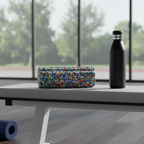 Mini Gear-Textured Foam Roller, 13-Inch Portable EPP Roller for Travel, Gym & Home Workouts