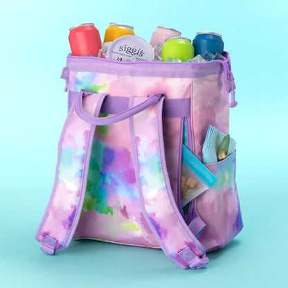 Swig Life Packi Backpack Cooler, Insulated Cooler, Waterproof Beach Bag, 24 Cans, Lightweight Insulated Coolers - color: Cloud Nine