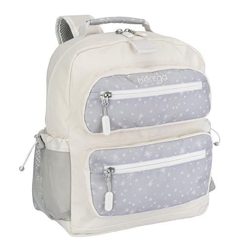 Bentgo Kids Backpack (Whimsy & Wonder Collection) - Lightweight 14’’ for School, Travel & Daycare - Ideal for Kids 4+, Durable & Water-Resistant, Roomy Interior, Loop for Lunch Bag (Starry Sprinkle) - color: Starry Sprinkle
