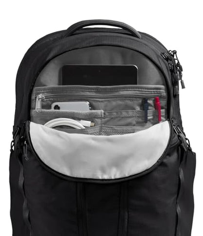 The North Face Women's Surge Commuter Laptop Backpack - Everyday Travel Bag, Laptop Sleeve, Water-Repellent, TNF Black/TNF Black-NPF, One Size - color: Tnf Black/Tnf Black-npf