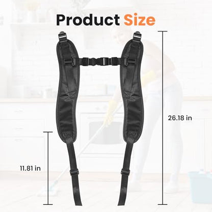 Zookpr Backpack Vacuum Cleaner Shoulder Strap PV100 Replacement Compatible with Proteam, Megavac, Provac, Quartervac, Fits Most Backpack Vacuum Cleaners