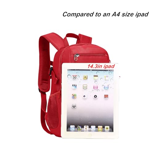 ArcEnCiel 10L/20L Mini X-Small Tactical Backpack MOLLE Daypack Gear Pack Camping Bag with Patch - color: Red, size: 10L