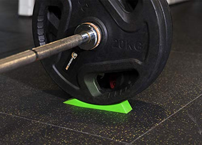 Deadlift Jack Alternative (1 Pair) Easy to Load and Unload Weight Plates, Perfect for Deadlift, Crossfit, Powerlifting, Weightlifting, Home Gym for Your Gym Bag - color: E: Green