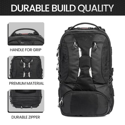 Tamrac Anvil 27 Camera Backpack for Photographers, DSLR Camera Bag with Laptop Compartment, Professional Photography Backpack, Camera Bag with Tripod Holder, Camera Carrying Case, Black - style: Anvil 27