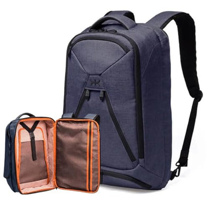 Knack Series 1 Medium Travel Backpack, 15.6-Inch Laptop, Expandable 27-39L - color: Dark Blue, size: Medium Backpack