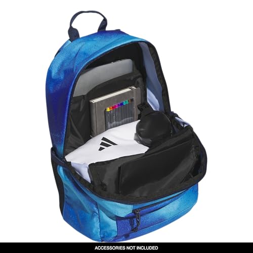 adidas Kids Affiliate Backpack – School Bag for Girls and Boys, 27L, Spray Gradient Team Royal Blue/Frozen Lemon Yellow, OSFA - color: Spray Gradient Team Royal Blue/Frozen Lemon Yellow