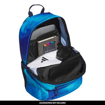 adidas Kids Affiliate Backpack – School Bag for Girls and Boys, 27L, Spray Gradient Team Royal Blue/Frozen Lemon Yellow, OSFA - color: Spray Gradient Team Royal Blue/Frozen Lemon Yellow