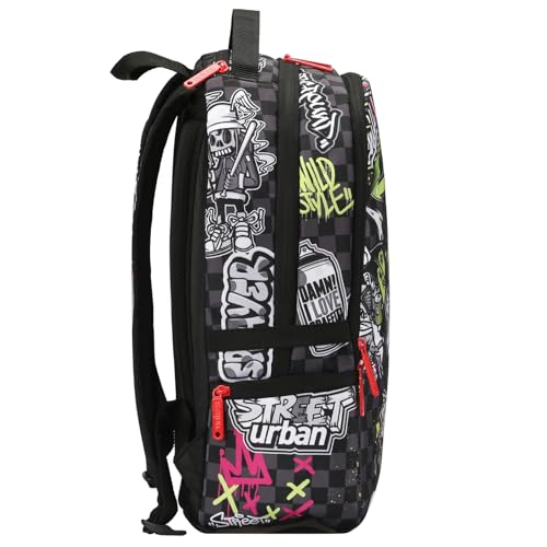 Graffiti Backpack, Designer Laptop Backpack for 15.6 Inch Work,Water Resistant Backpack Computer Bag, BeastMode - color: Beastmode
