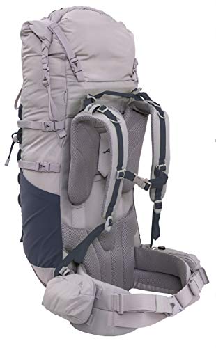 ALPS Mountaineering Nomad RT 50, Roll-Top Internal Frame Hiking Pack - color: Gray/Gray