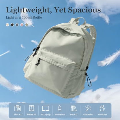 Lightweight Basic Backpack For High School,College Bookbag For Womens,Travel Laptop Backpacks For Teen Girls,School Bag Casual Daypack(Green) - color: A3-gree