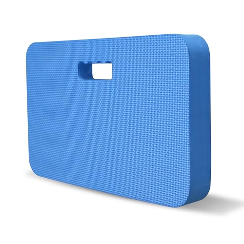 Gardzen Extra Thick Garden Kneeling Pad - for Gardening, Baby Bath, Yoga, Pilates, Exercise, 18"x11"x1.5", Blue - size: 18"x11"x1.5"