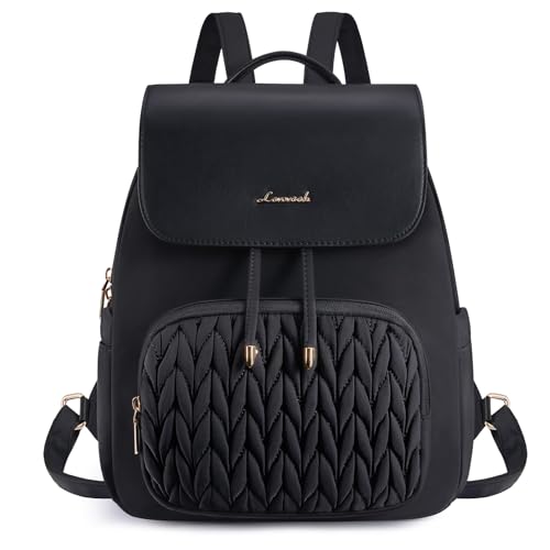 LOVEVOOK Mini Backpack for Women, Small Backpack Purse for Travel Work Cute Backpack Daypack With Anti-theft Pocket Mini Bag for Daily College Shopping, Black - color: Black-update, size: 13 inch
