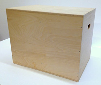 3 in 1 Plyometric Box: 20"x24"x30" Flatpack
