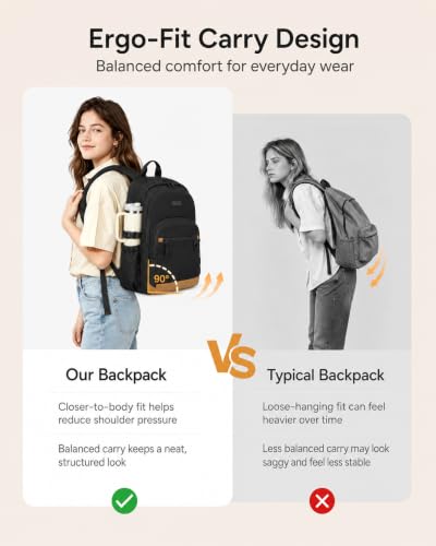 LOVEVOOK Travel Laptop Backpack, Waterproof Carry On Backpack for Women Men, 17.3 Inch Computer Bag, Large College School Bookbag with Luggage Sleeve, Chest Strap & Water Bottle Pocket - color: Navy Blue-a-l, size: 17.3 Inch