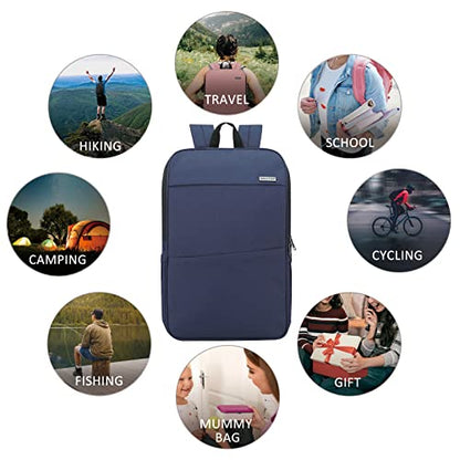 MAXTOP Deep Storage Laptop Backpack Business Anti-theft Backpacks[Water Resistant] College School Computer Bookbag Fits 17 Inch Laptop - color: Sea Blue, size: 17 inch, style: Daypack Backpacks