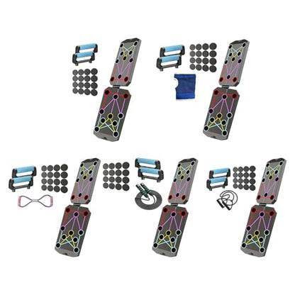 Multifunction Foldable Push Up Boards Portable Push Up Boards Fitness Equipment for Strength Training and Muscle Building Foldable Pushup Board - color: C