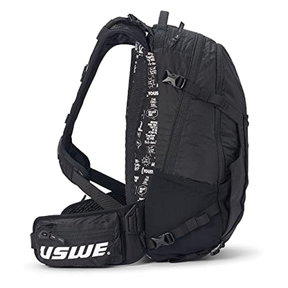 USWE Shred 25L Backpack, a High End Daypack for MTB, E-MTB, Mountain Bike, Black - style: 25l Black