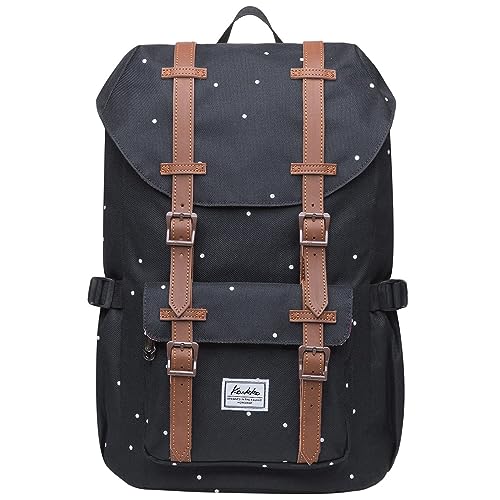 KAUKKO Laptop Outdoor Backpack Traveling Daypack Hiking Rucksack Large Capacity Bag Fits 15.6"(5-7-Blackpoint-NEW) - color: 5-7-blackpoint-new