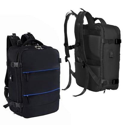 Airline Flight Approved Multifunctional Large Travel Backpack For Women Man,Travel Essentials,Carry On/Personal Item Backpack Under 18x14x8,Laptop Backpack,AntiTheft pocket,USB port