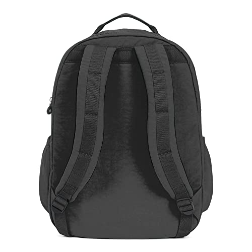 Kipling womens Seoul Go XL Backpack, Padded, Adustable Backpack Straps, Zip Closure, black tonal, One Size - color: Black Tonal, size: 13.5''L x 17.75''H x 9''D