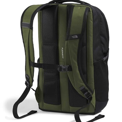 The North Face Jester Everyday Laptop Backpack - Commuter Daypack, Water Repellent, Laptop Sleeve - color: Woodland Green/Tnf Black/Honeyed Sand, size: One Size