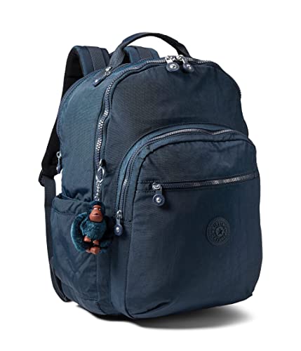 Kipling Women's Seoul Extra Large 17” Laptop Backpack, Durable, Roomy with Padded Shoulder Straps, Bag - color: True Blue Tonal 2, size: Large
