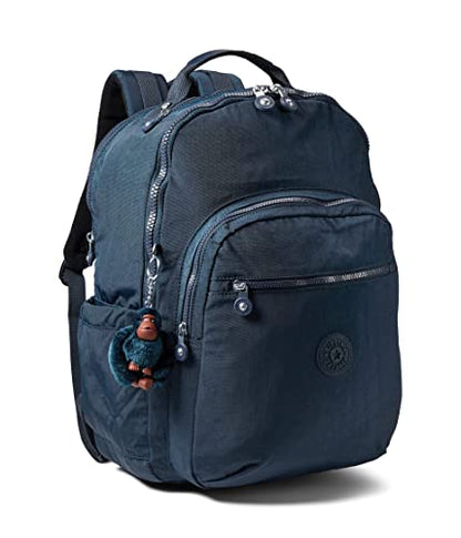 Kipling Women's Seoul Extra Large 17” Laptop Backpack, Durable, Roomy with Padded Shoulder Straps, Bag - color: True Blue Tonal 2, size: Large