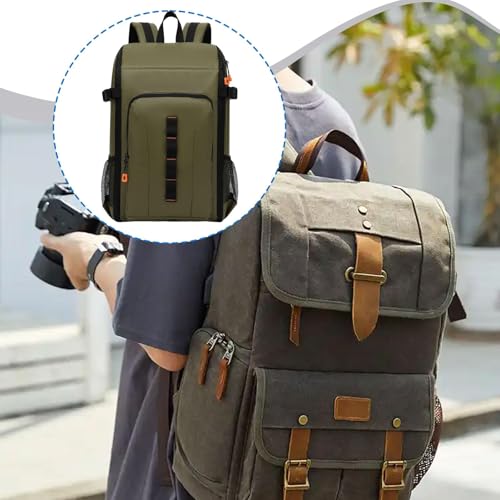 Camera Backpack Double Shoulder Zipper Waterproof Photographers Professional EVA Photography Travel Case Camera Equipment Bag
