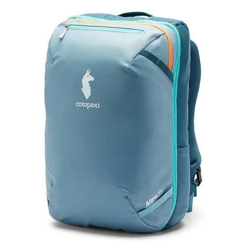 Cotopaxi Allpa 35L Travel Pack, Blue Spruce and Abyss - color: Blue Spruce/Abyss