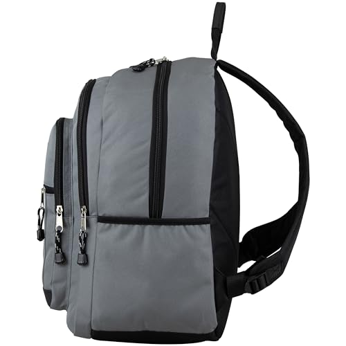 FUEL Laptop Durable Hiking Travel Commuter Carry On Casual Daypack Classic Bag Backpack, Grey - color: Grey