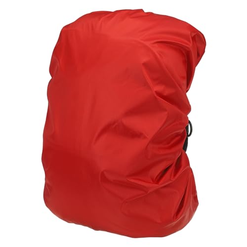 PATIKIL Waterproof Backpack Rain Cover Oxford Cloth Backpack Cover Anti-Slip Cross Buckle Straps for Hiking Camping - color: Red, size: Medium