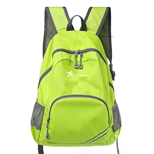 Geboldil Men's and women's waterproof backpack traveling backpack green - color: Green