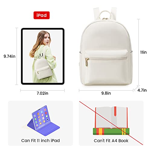 LOVEVOOK Backpack for Women Light Weight Waterproof Backpack Purses Daily Backpack… | Light Weight - color: Beige