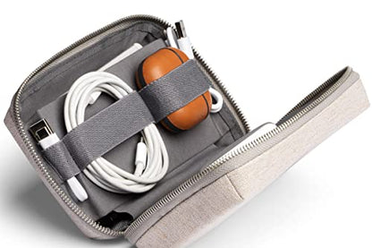Bellroy Tech Kit Compact (Tech Accessories Organizer, Zipper Pouch) - Saltbush - color: Saltbush